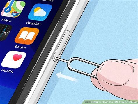 How to open iPhone SIM tray .